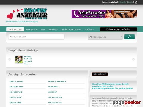 Details : Kostenlose Erotik Kleinanzeigen